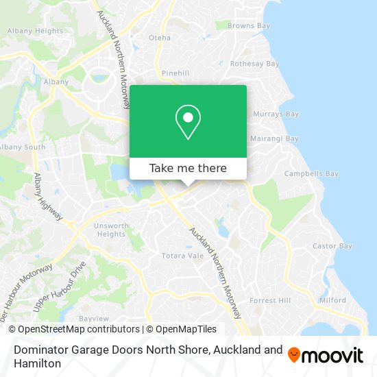 Dominator Garage Doors North Shore地图