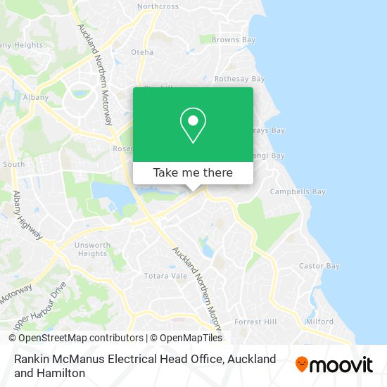 Rankin McManus Electrical Head Office map