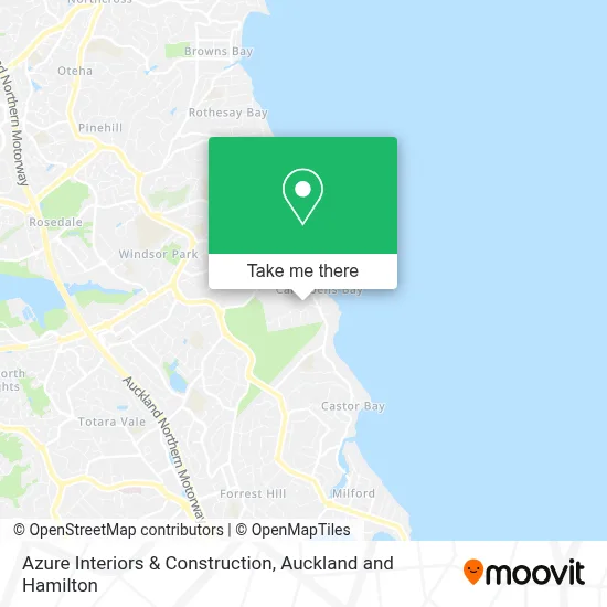 Azure Interiors & Construction map