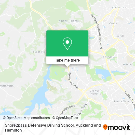 Shore2pass Defensive Driving School map