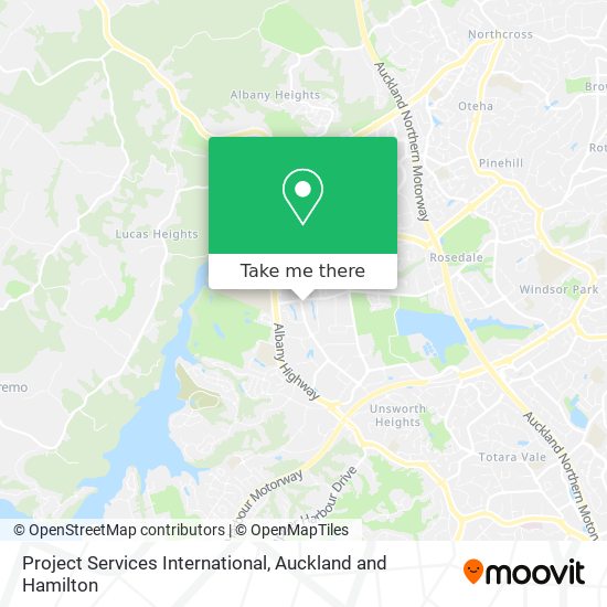 Project Services International map