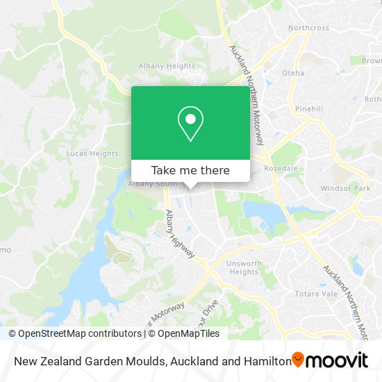 New Zealand Garden Moulds map