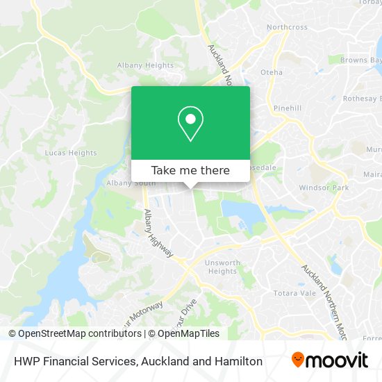 HWP Financial Services map