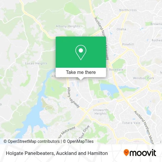 Holgate Panelbeaters map