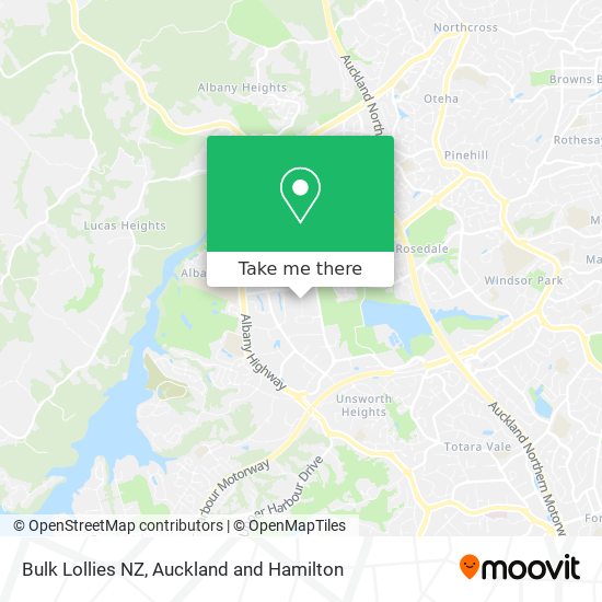Bulk Lollies NZ地图