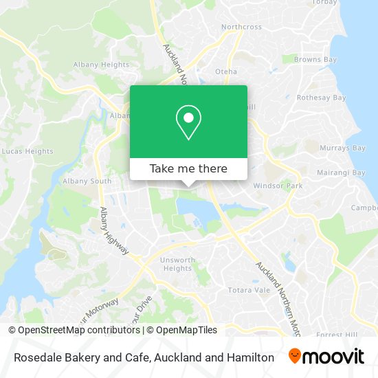 Rosedale Bakery and Cafe map