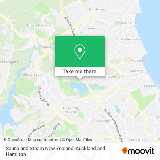 Sauna and Steam New Zealand地图
