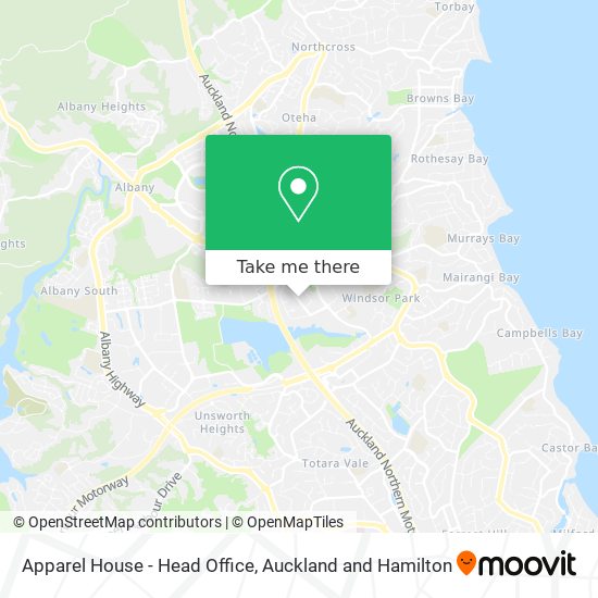 Apparel House - Head Office map