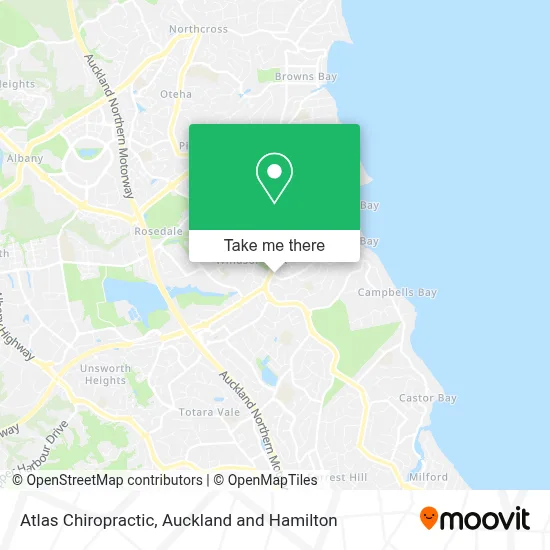 Atlas Chiropractic map