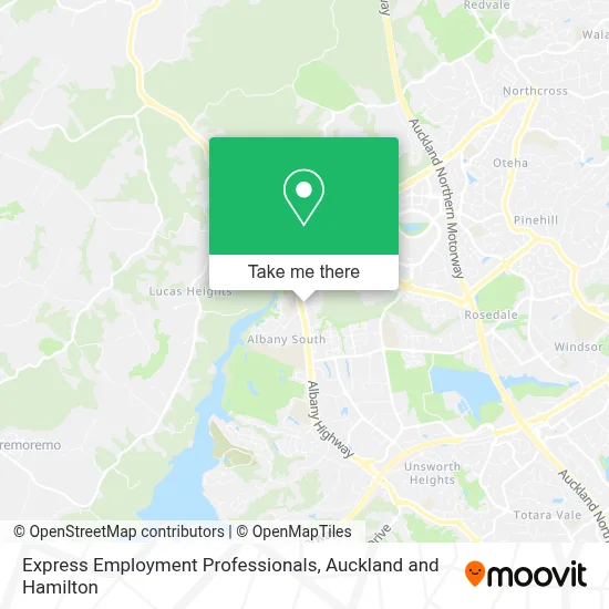 Express Employment Professionals map