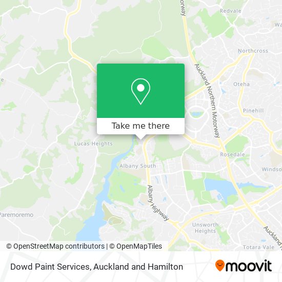 Dowd Paint Services map