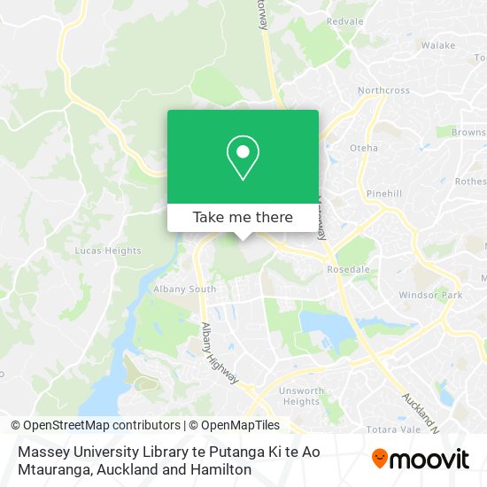 Massey University Library te Putanga Ki te Ao Mtauranga地图