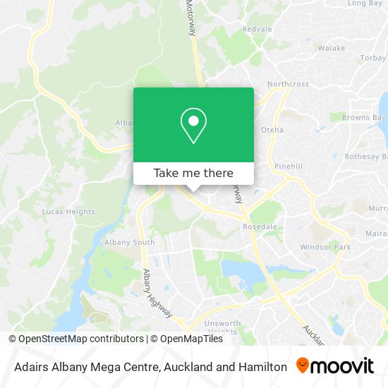 Adairs Albany Mega Centre map