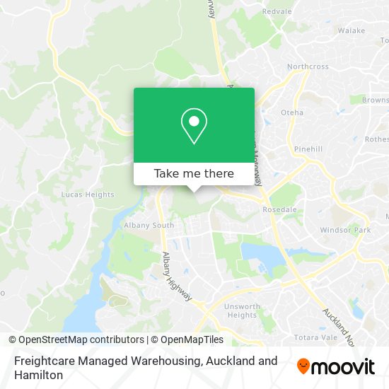 Freightcare Managed Warehousing map