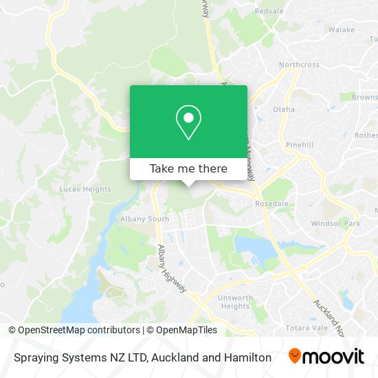 Spraying Systems NZ LTD map