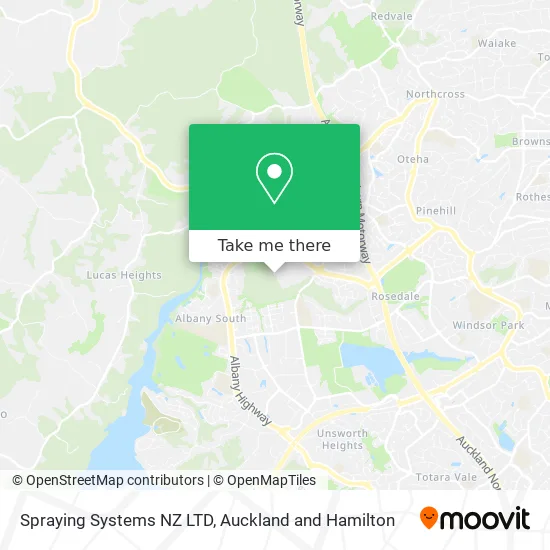 Spraying Systems NZ LTD map