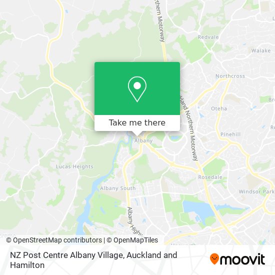NZ Post Centre Albany Village地图