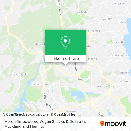 Apron Empowered Vegan Snacks & Desserts map