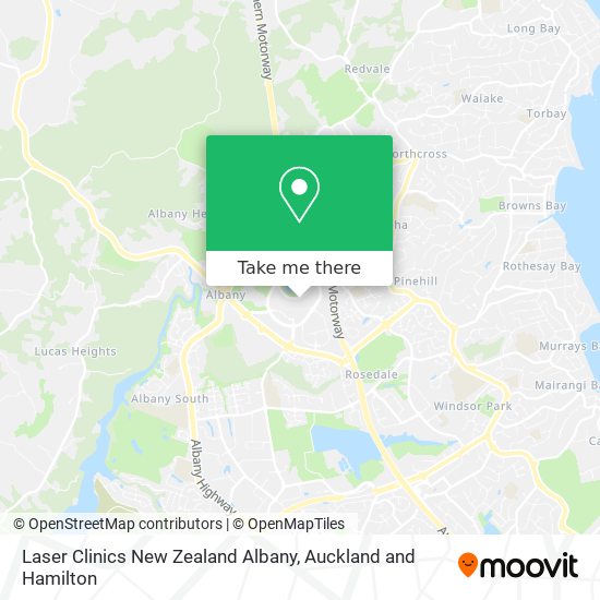 Laser Clinics New Zealand Albany地图