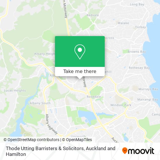 Thode Utting Barristers & Solicitors map