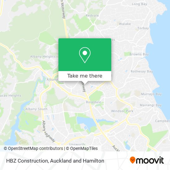 HBZ Construction map