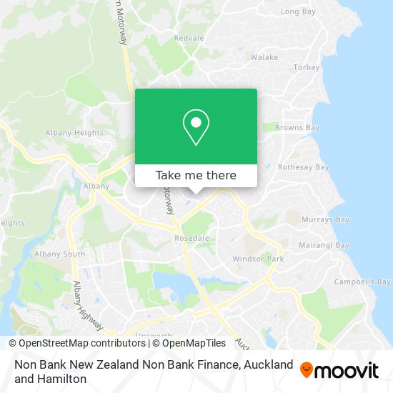 Non Bank New Zealand Non Bank Finance map