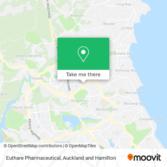 Euthare Pharmaceutical map