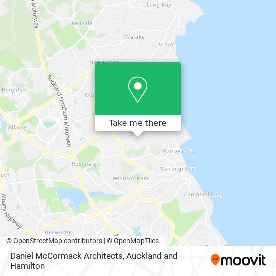 Daniel McCormack Architects map