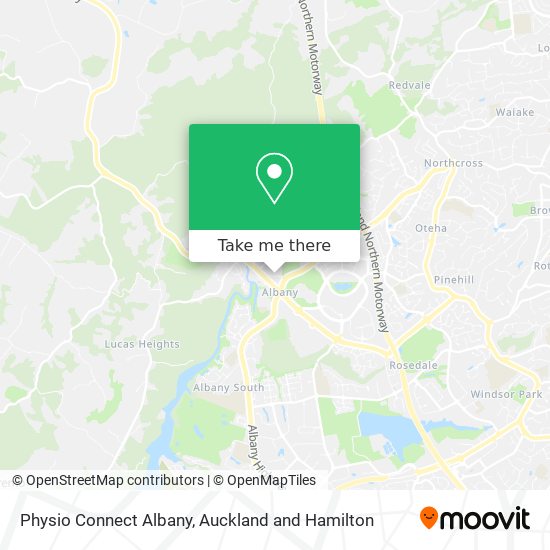 Physio Connect Albany map