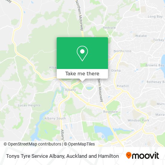 Tonys Tyre Service Albany map