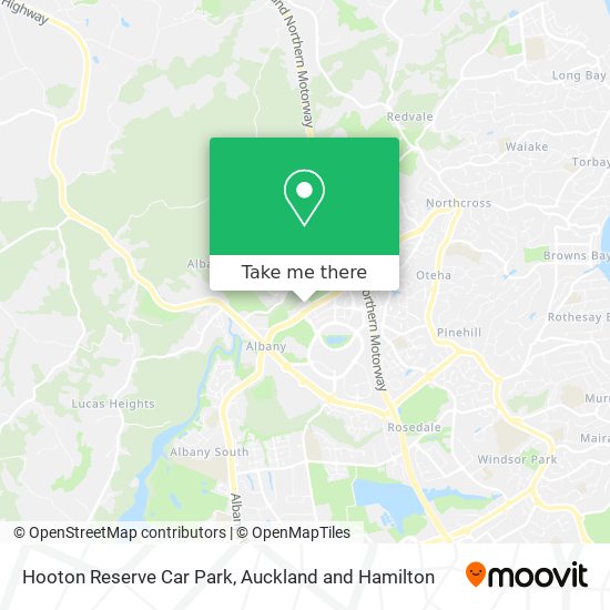 Hooton Reserve Car Park map
