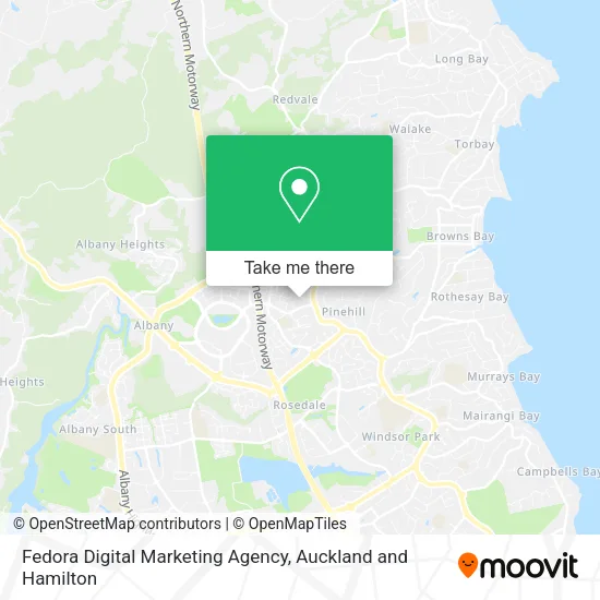 Fedora Digital Marketing Agency map