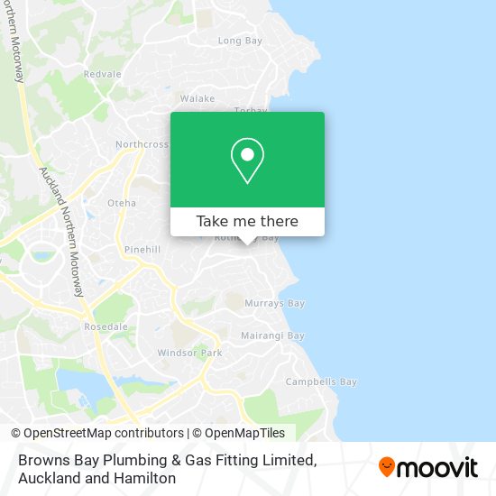 Browns Bay Plumbing & Gas Fitting Limited map