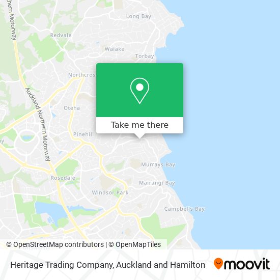 Heritage Trading Company map