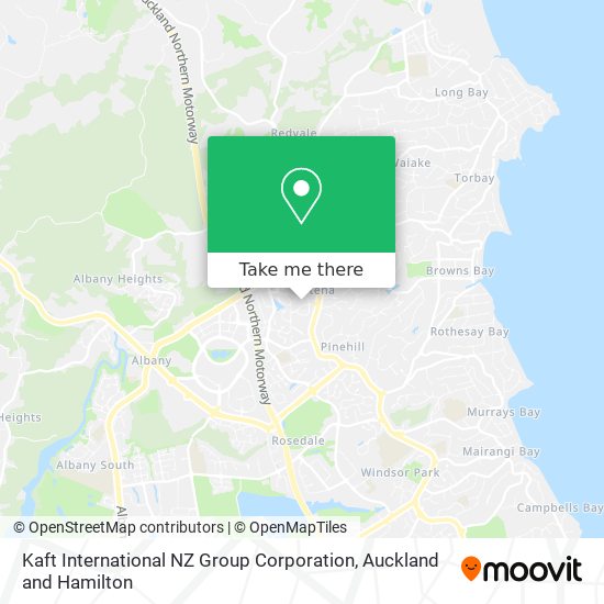 Kaft International NZ Group Corporation地图