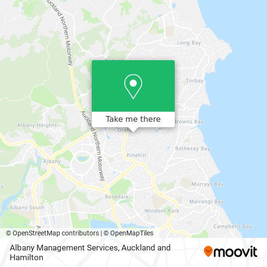 Albany Management Services map