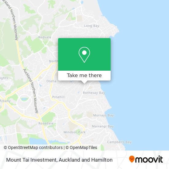 Mount Tai Investment map