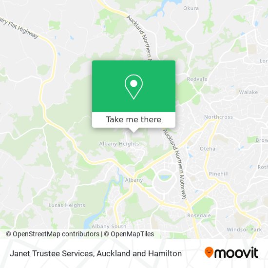 Janet Trustee Services map