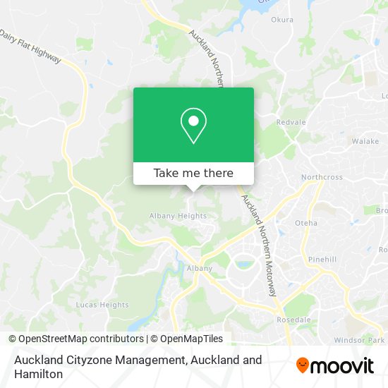 Auckland Cityzone Management map