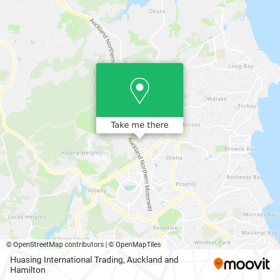 Huasing International Trading map