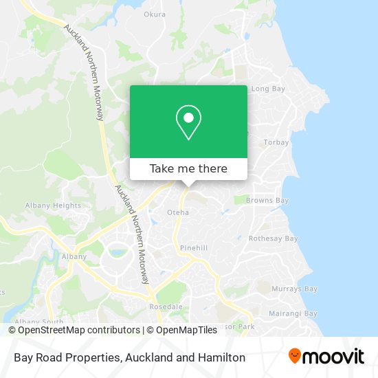 Bay Road Properties map