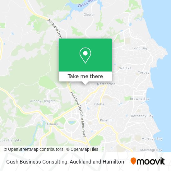 Gush Business Consulting map