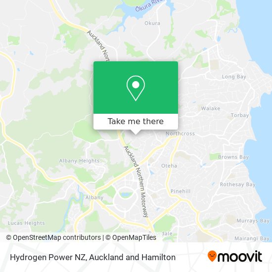 Hydrogen Power NZ map