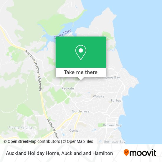 Auckland Holiday Home map