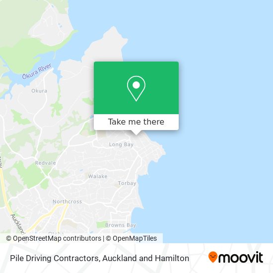 Pile Driving Contractors map