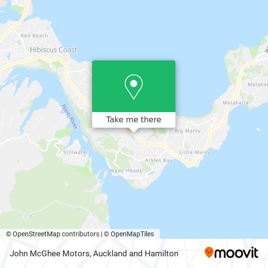 John McGhee Motors map