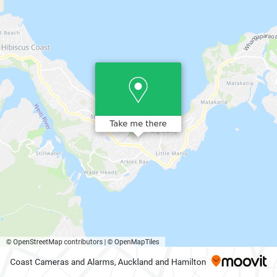 Coast Cameras and Alarms map