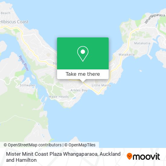 Mister Minit Coast Plaza Whangaparaoa map