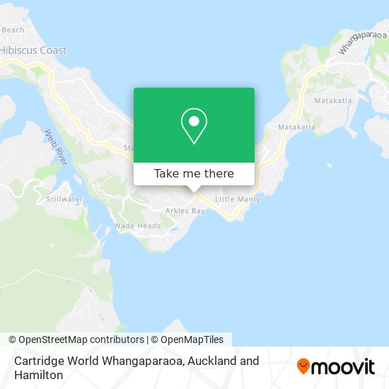 Cartridge World Whangaparaoa地图