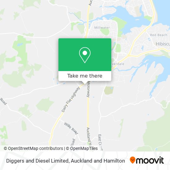 Diggers and Diesel Limited map
